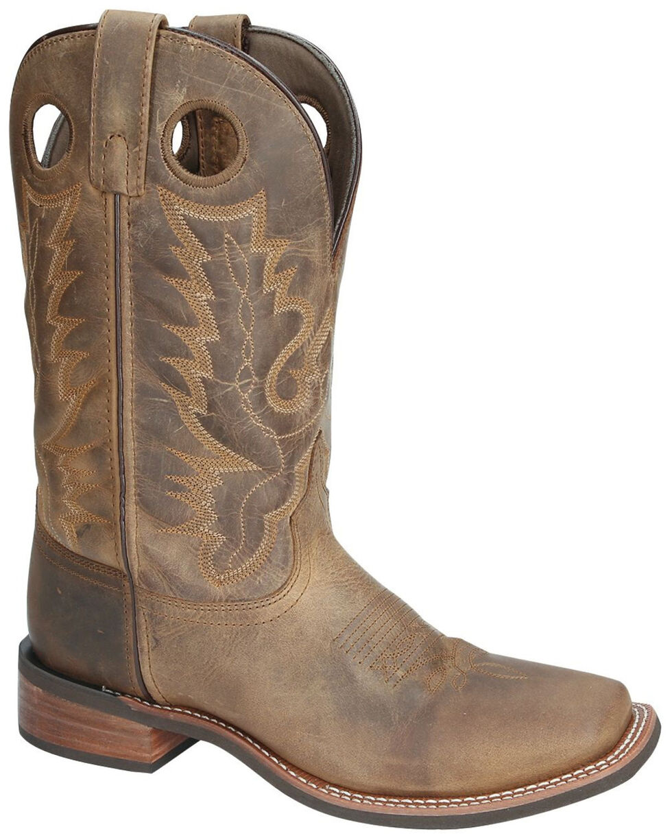 Smoky Mountain Mens Boonville Cowboy Boot Square Toe 4028 